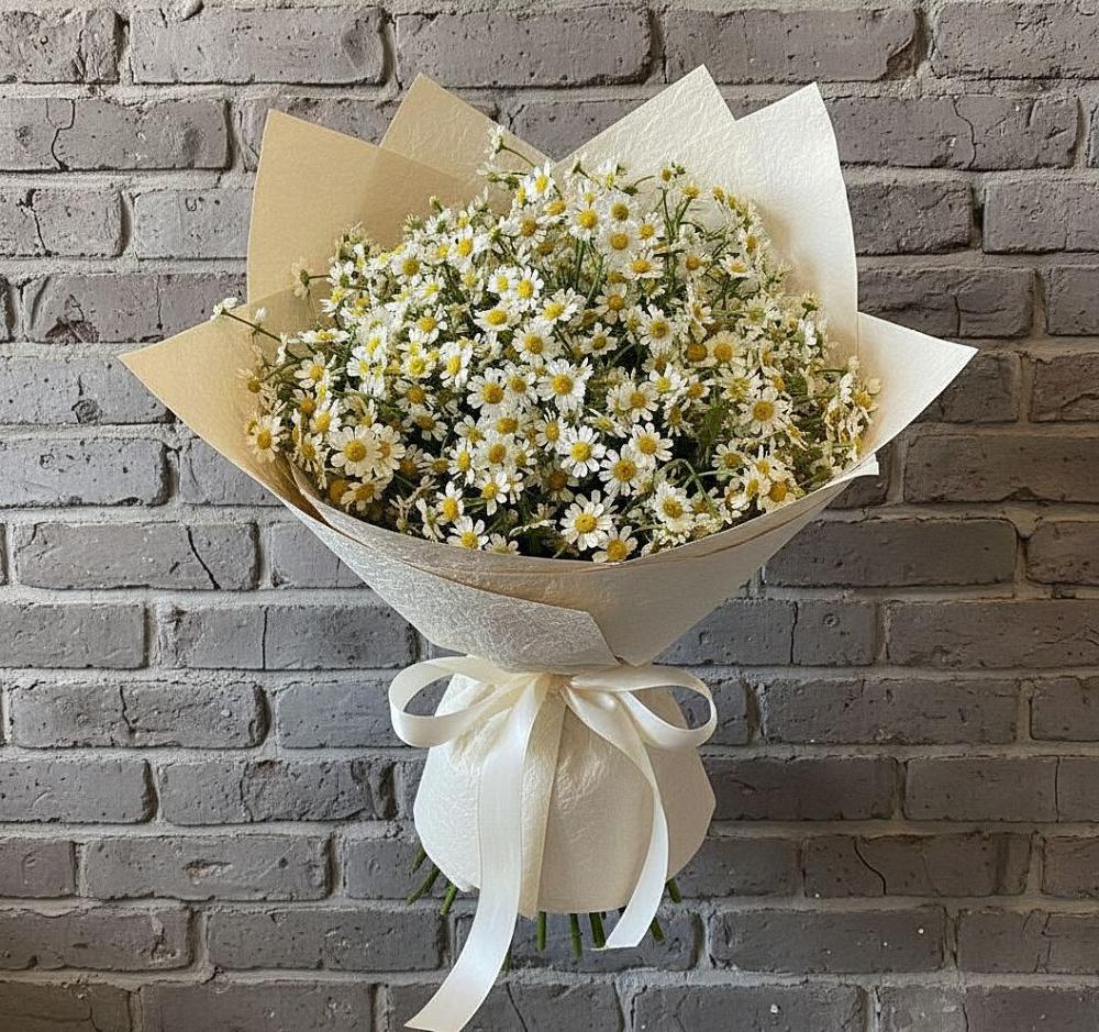 Букет цветов из: Ромашки в Снегирях
