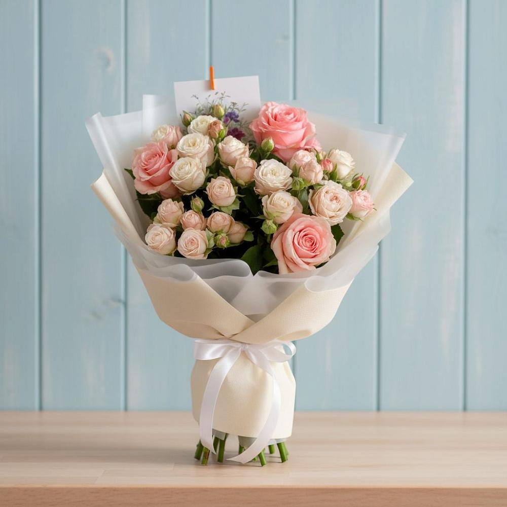 Букет цветов из: Розы в Снегирях