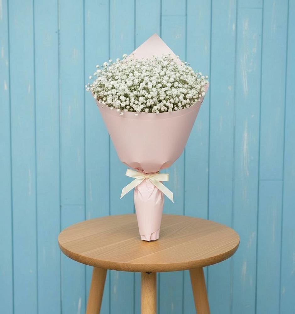 Букет цветов из: Гипсофила в Снегирях