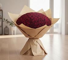 Букет 101 Красная роза в Снегирях