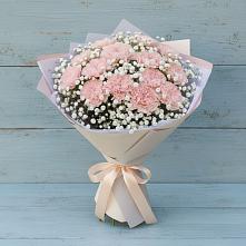 Букет цветов из:  Гвоздики в Снегирях