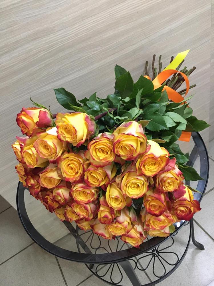 Букет Желтые розы в Снегирях