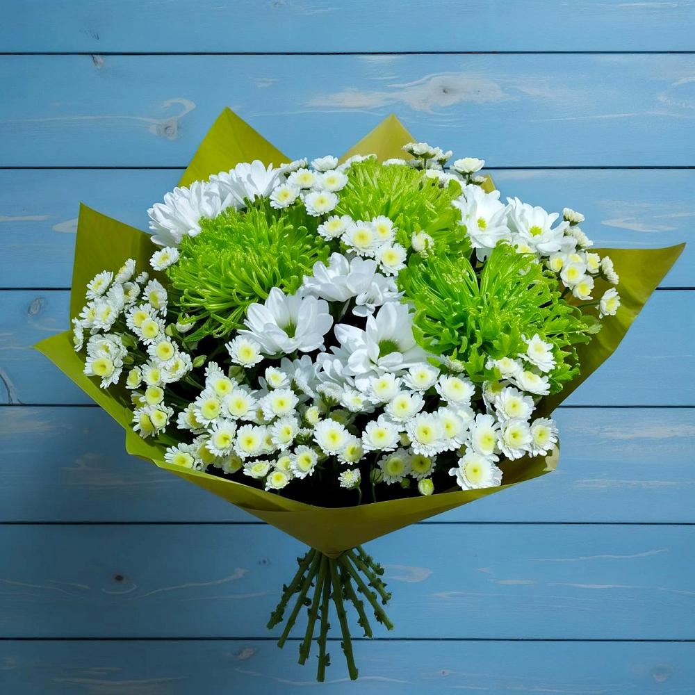 Букет цветов из: Хризантемы в Снегирях
