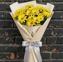 Букет цветов из:  Хризантемы в Снегирях