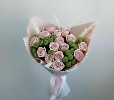 Букет цветов из:  Розы и Хризантемы в Снегирях