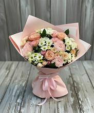 Букет цветов из:  Гвоздики, Розы и Хризантемы #REPLACE_PRED# Снегирях