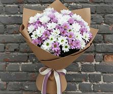 Букет цветов из:  Хризантемы в Снегирях