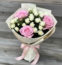 Букет цветов из:  Розы в Снегирях