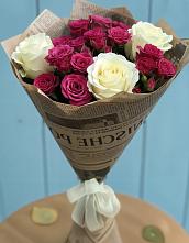 Букет цветов из:  Розы #REPLACE_PRED# Снегирях
