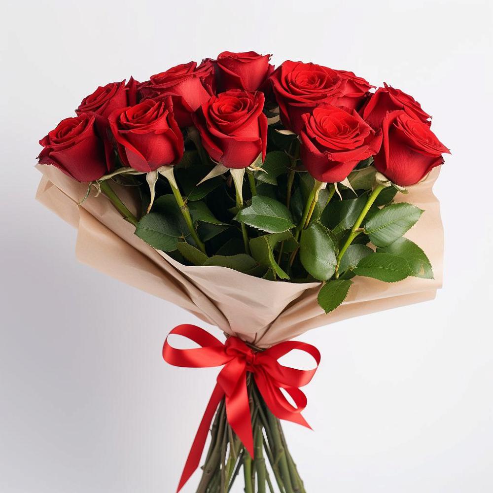 Букет 11 Красных роз Эдлесс Лав в Снегирях